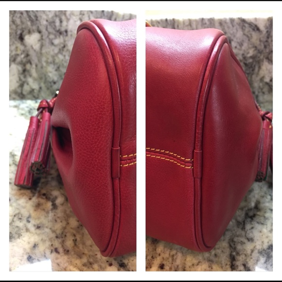 🚫SOLD🚫Dooney & Bourke Med Flo Satchel Raspberry - Picture 5 of 8